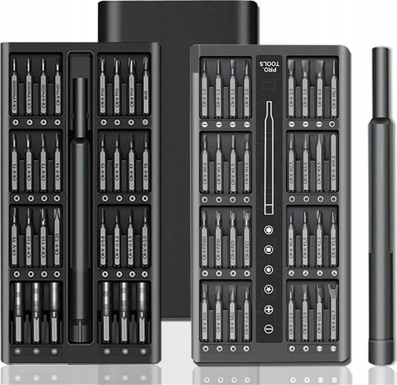 Rosfix ZESTAW ŚRUBOKRĘTÓW NARZĘDZI PRECYZYJNYCH WKRĘTAKÓW TORX METALOWE ETUI 63W1