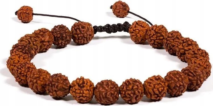 Neofarma BRANSOLETKA buddyjska RUDRAKSHA MALA nasiona