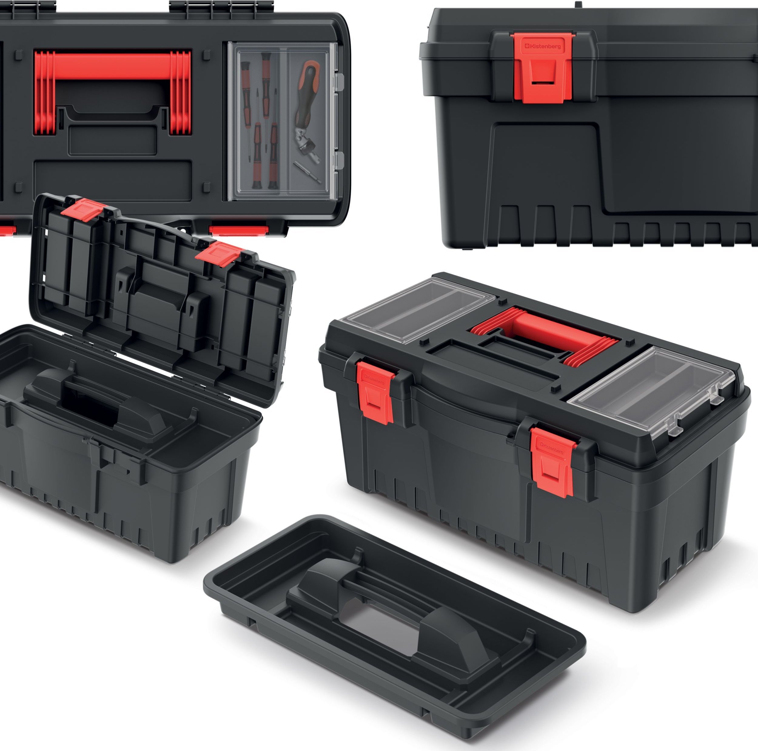 Kistenberg Skrzynka narzędziowa, warsztatowa DARK KDR5530 Walizka Organizer