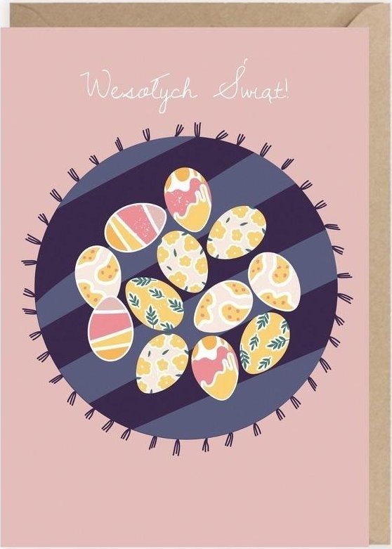 Cardie Kartka okolicznościowa Jajeczka na.., eko K088