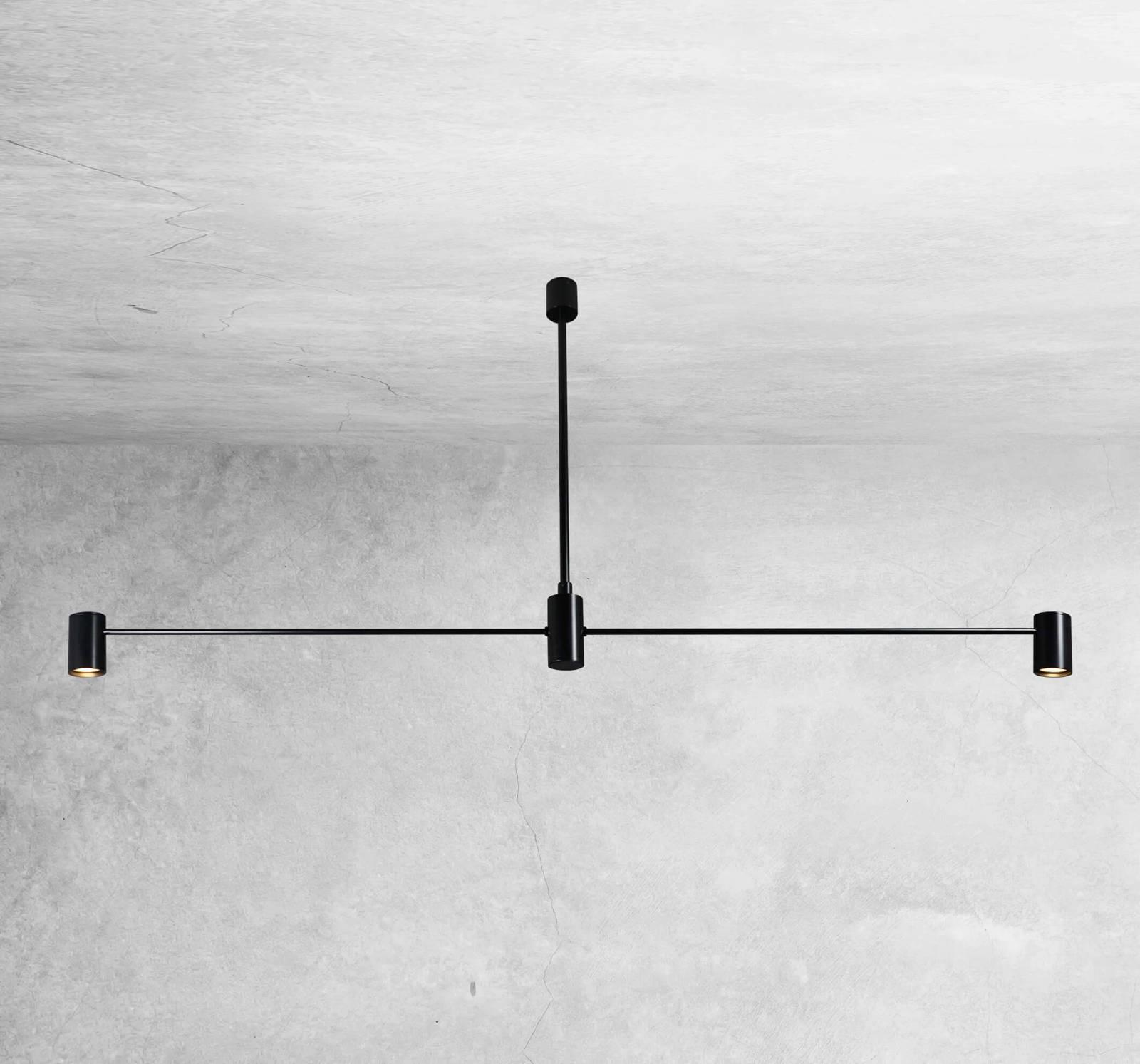 Lampa wisząca Shilo LAMPA sufitowa DAKATA 5634 Shilo metalowa OPRAWA tuby czarne