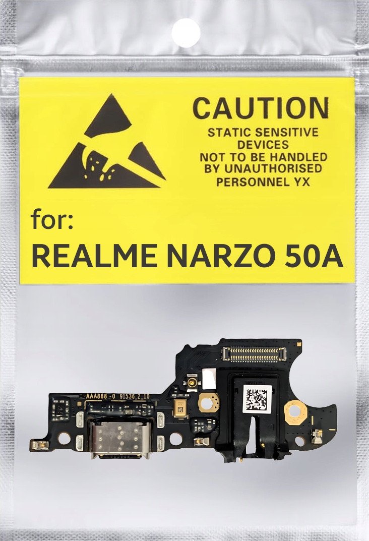 ORYGINAŁ PŁYTKA GNIAZDO ŁADOWANIA USB DO REALME NARZO 50A RMX3430 (5904858345090)