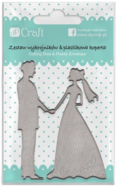 Wykrojnik - Młoda para 5,0cm x 6,6cm