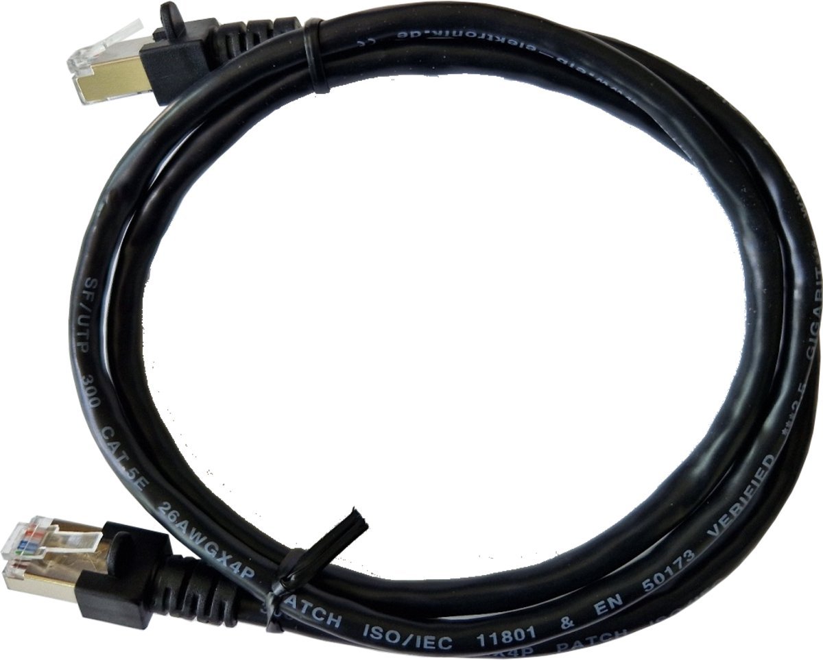 EFB RJ45 Patchkabel SF/UTP, Cat.5e, PVC, CCA, 5m, czarny
