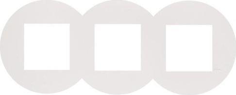 Efapel EFAPEL QUADRO45 RAMKA 3-KROTNA BIAŁY 43930 KBR