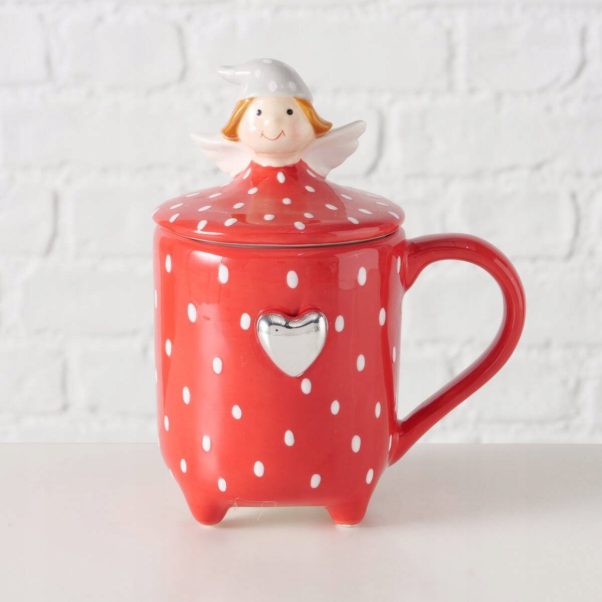 Boltze Home Kubek z pokrywką do zaparzania MALENA, 360 ml