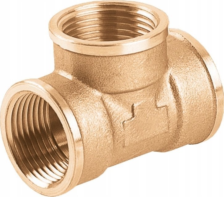 Perfexim Trójnik mosiądz 5116 G1/2x M10 xG1/2 WW PN16 [50/300] - do ciepłomierza