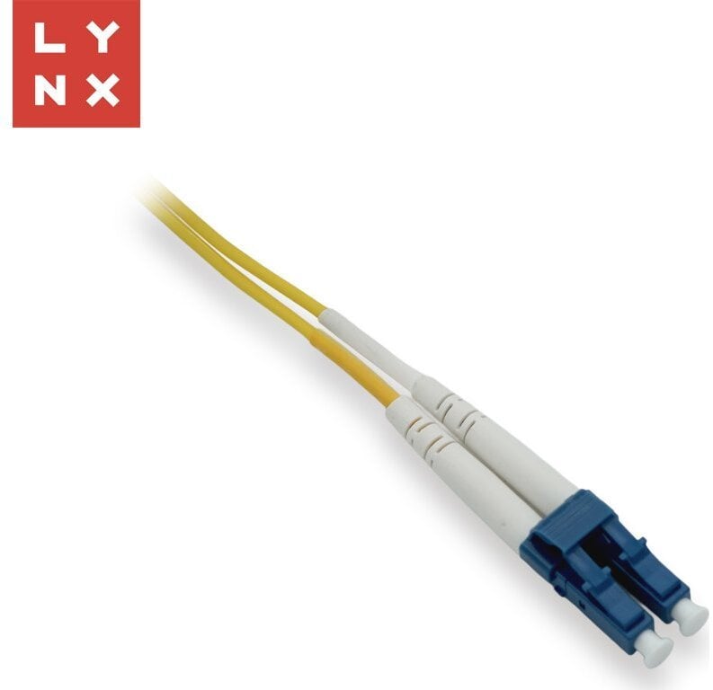LYNX duplexní patch kabel SM, OS2, LC/LC, 9/125µm, 10m