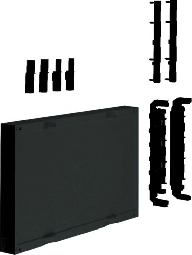 Hager Blok dla szyn zbiorczych poziomych Univers N 4P 300 x 500 x 125mm (UE22E0)