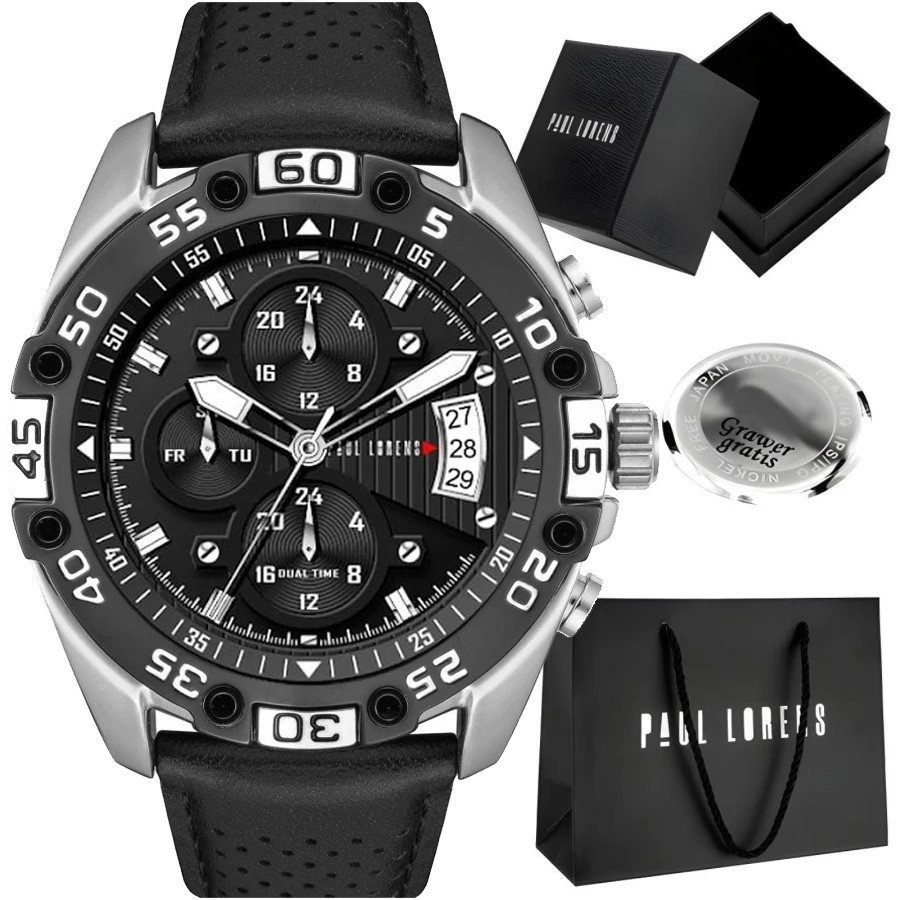 Zegarek męski Paul Lorens QERCO-PROF z grawerem