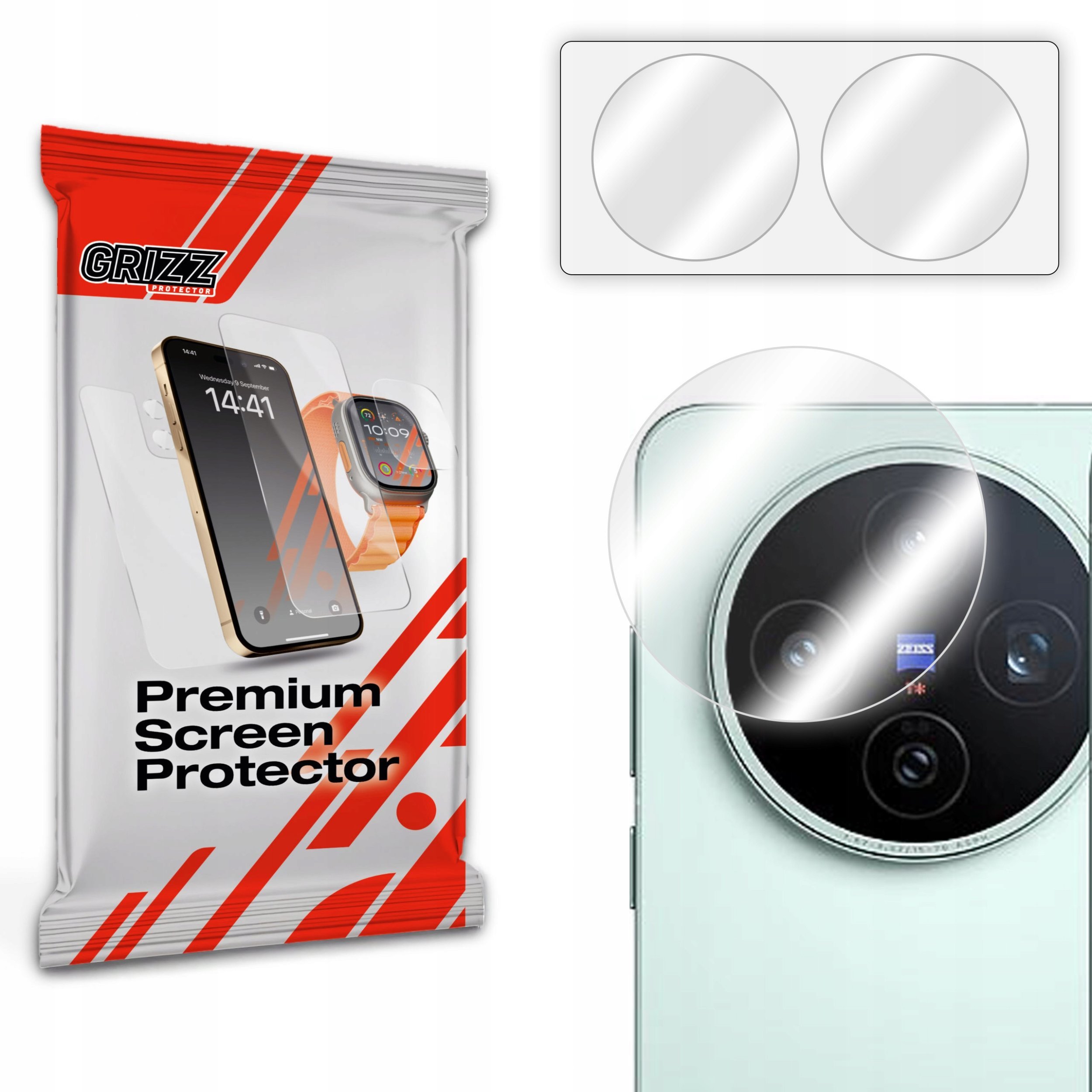 Szkło na aparat GrizzGlass HybridGlass Camera do Vivo X200s