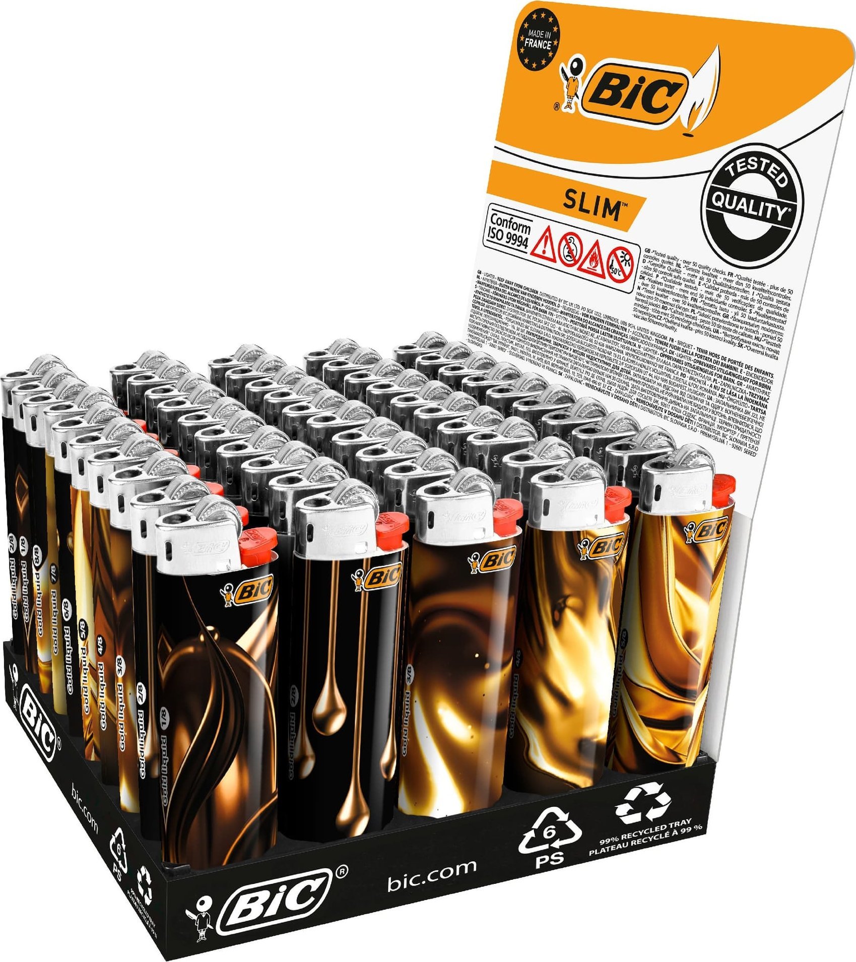 Bic BIC Zapalniczka J23 DEKOR TACKA - 50 sztuk