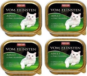 Animonda ANIMONDA Vom Feinsten Adult Cat smak: z indykiem i królikiem 6 x 100g