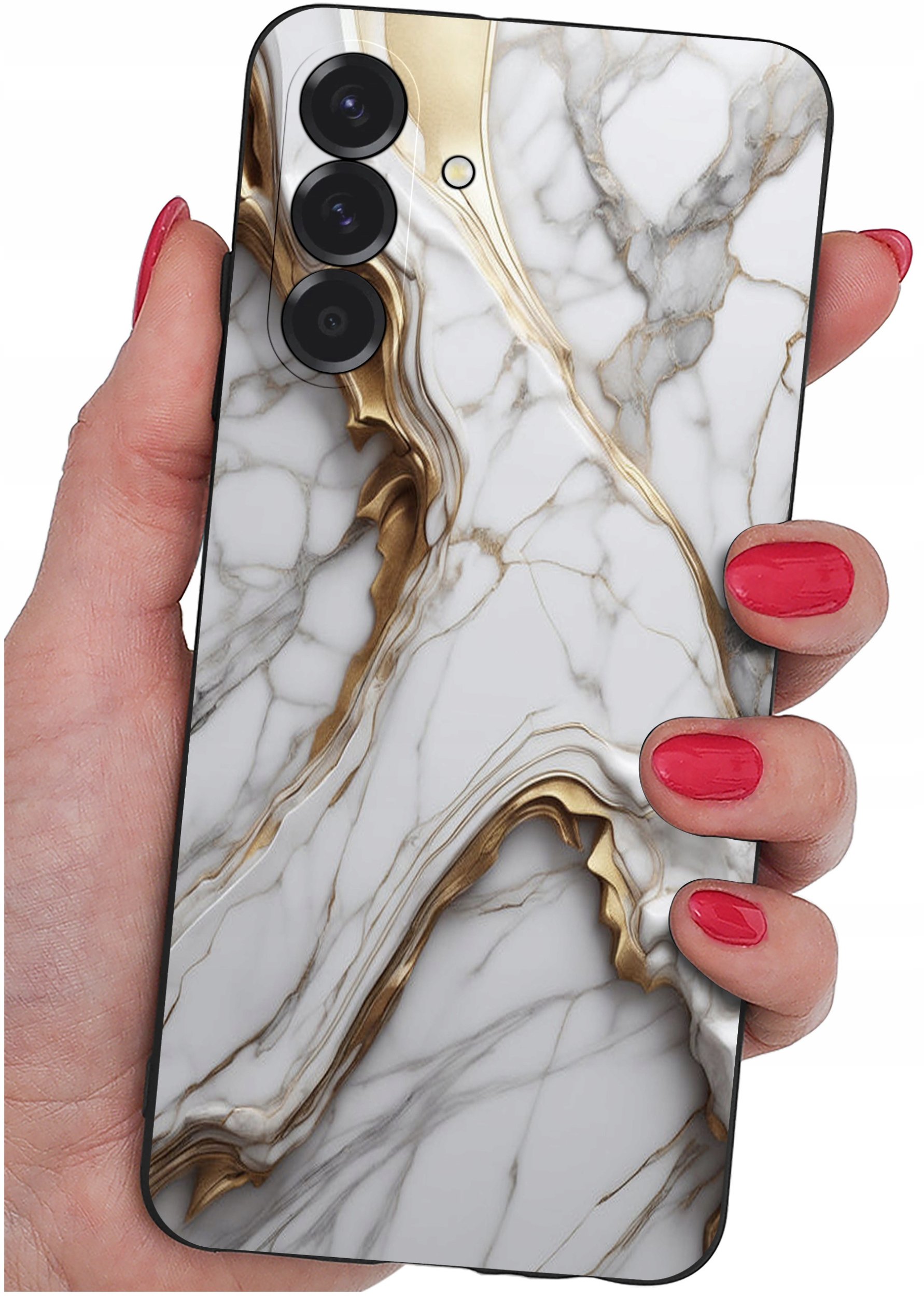 ETUI do Samsung A56 5G | WZORY | SILIKONOWE MATT CASE + SZKŁO 9H