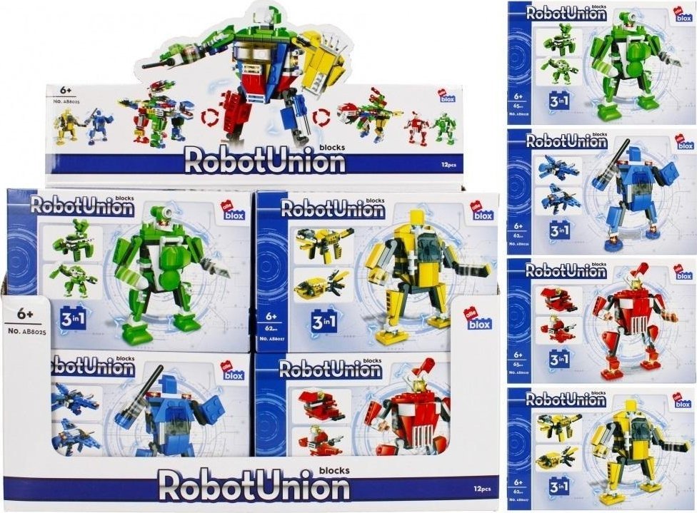 ALLEBLOX Klocki konstrukcyjne Robot mix