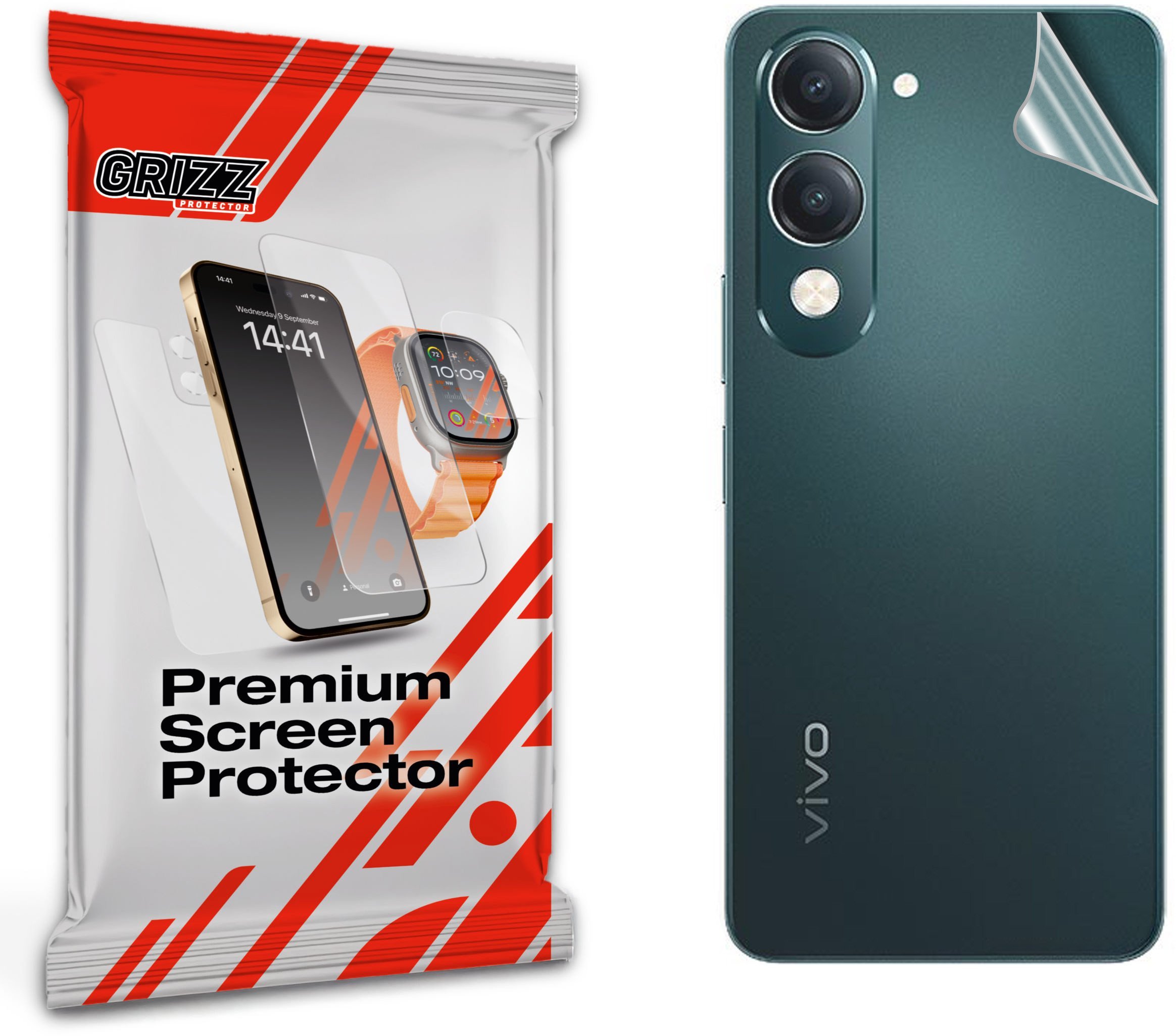 Folia na tył GrizzGlass SatinSkin do Vivo Y29s