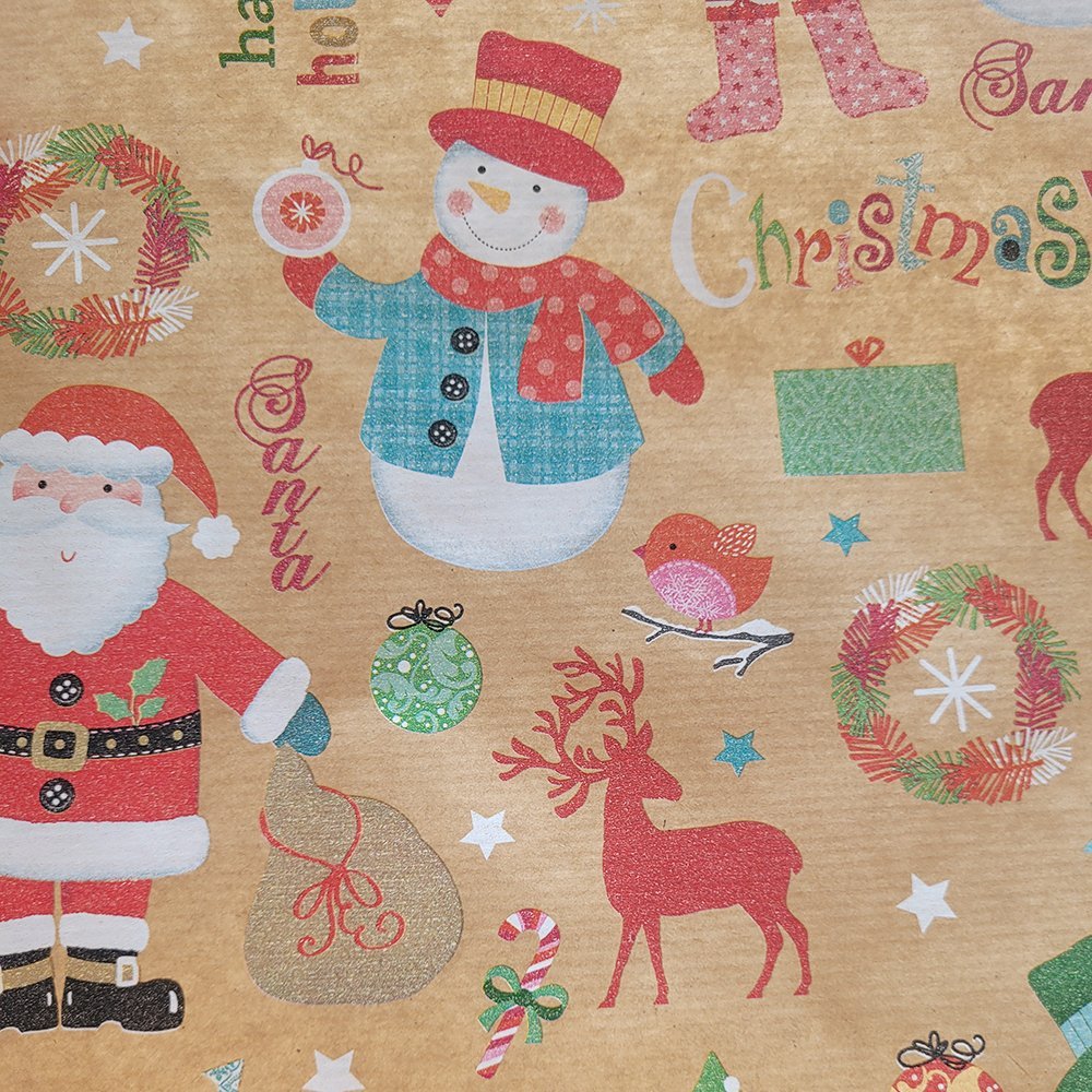 Fastima Papier świąteczny do pakowania kolorowy 70cmx2m 227m70