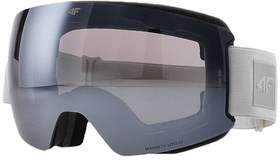 Gogle narciarskie z powłoką lustrzaną uniseks 4F 4FWAW24AGOGU043-11S