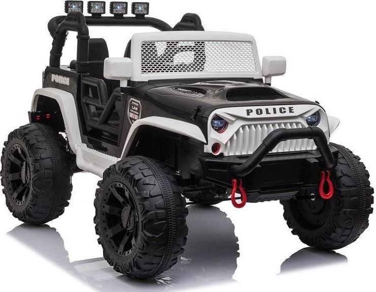 Lean Sport Auto na Akumulator JC666 Policyjny Biały