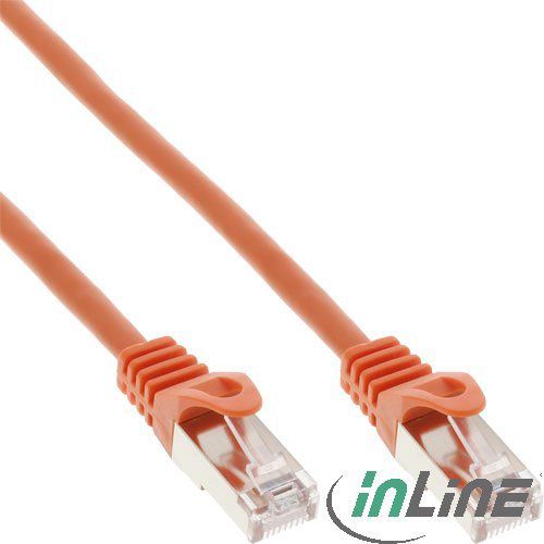 InLine Patchcord, Cat.5e, SF/UTP, 3m, pomarańczowy (72503O)