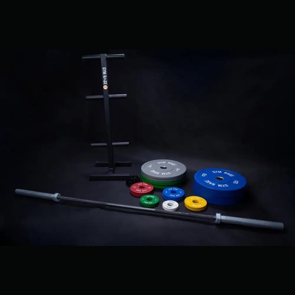 Gym Rage Zestaw sprzętu na siłownię Gym Rage 105kg STARTER