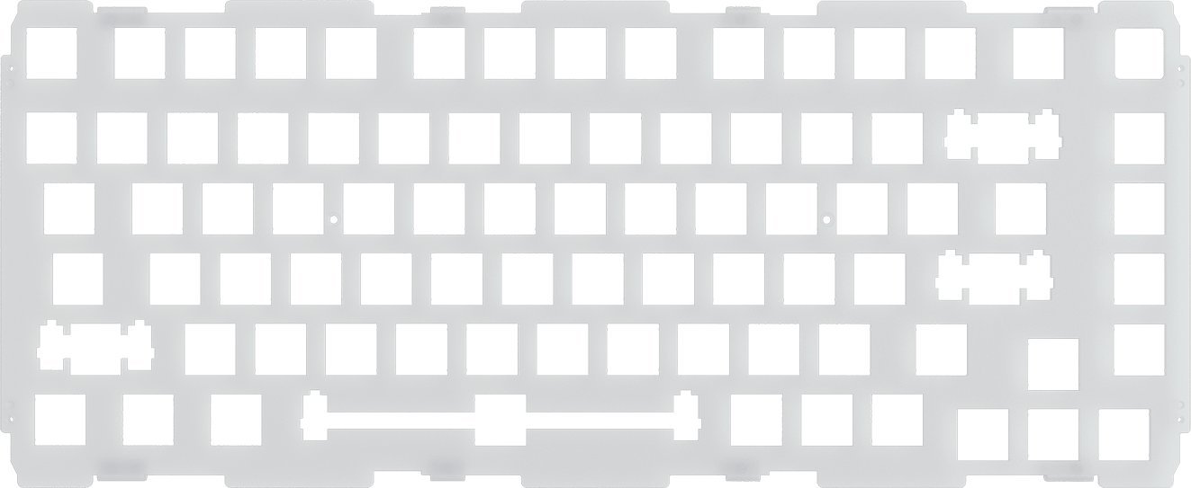 Glorious PC Gaming Race Glorious GMMK Pro 75 % Switch Plate - Polycarbonat, ISO