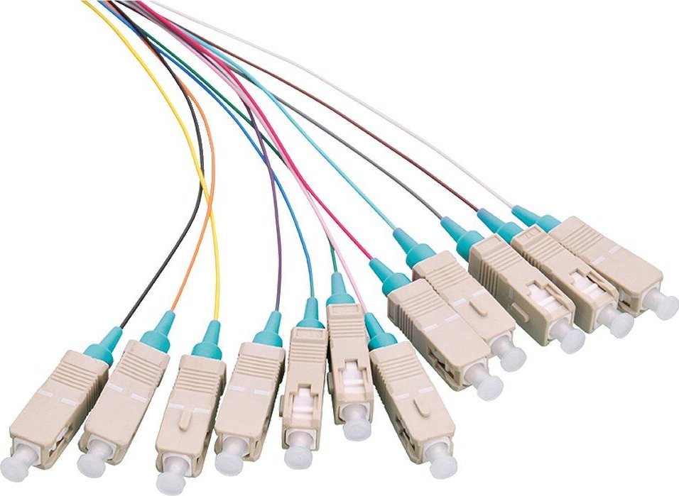 LOGON PROFESSIONAL LFP025 kabel InfiniBand / światłowodowy 2 m SC Pigtail Kolor Aqua, Różne kolory