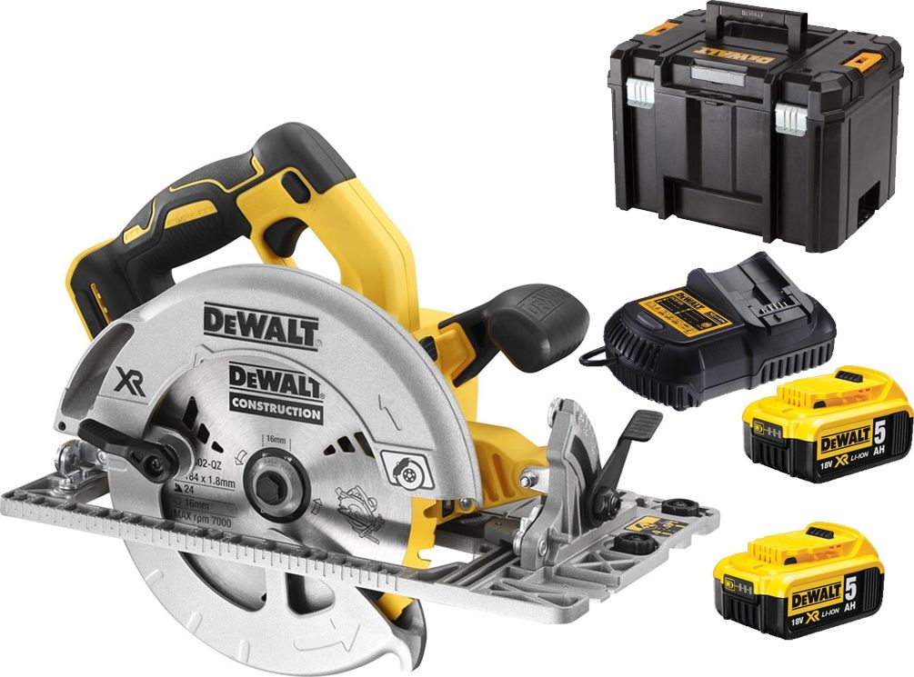 Pilarka tarczowa Dewalt DCS572P2 18 V 184 mm