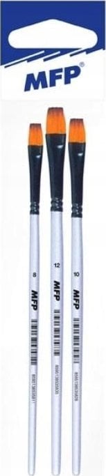 Teka Pędzel syntetyczny płaski rozmiar 8,10,12 3szt