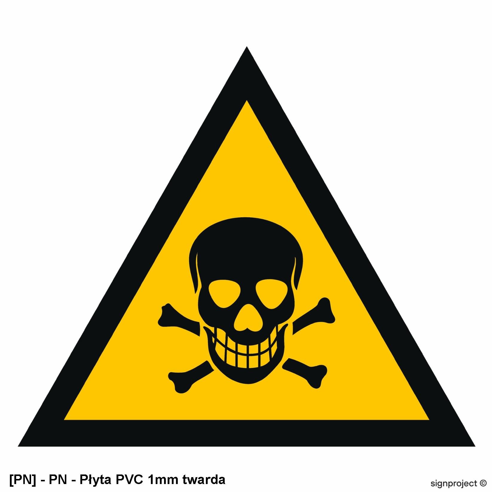 JA001 - Ostrzeżenie przed substancjami toksycznymi 400x400