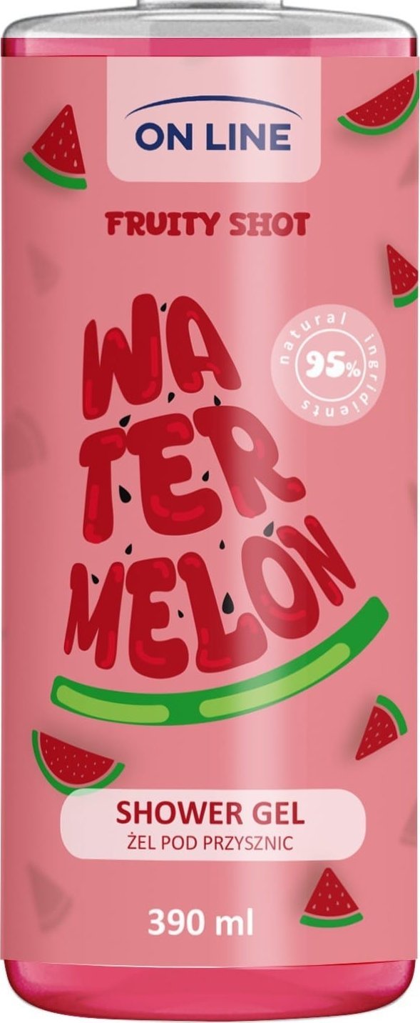 Forte Sweeden ON LINE Fruity Shot Żel pod prysznic Watermelon 390 ml
