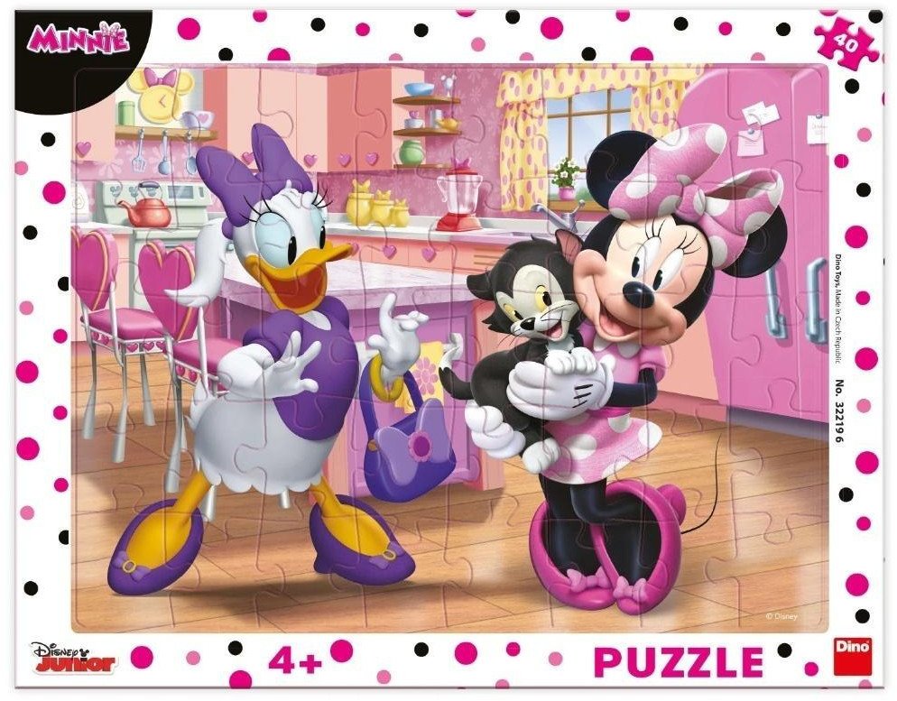 Puzzle ramkowe Myszka Minnie i Daisy 40el