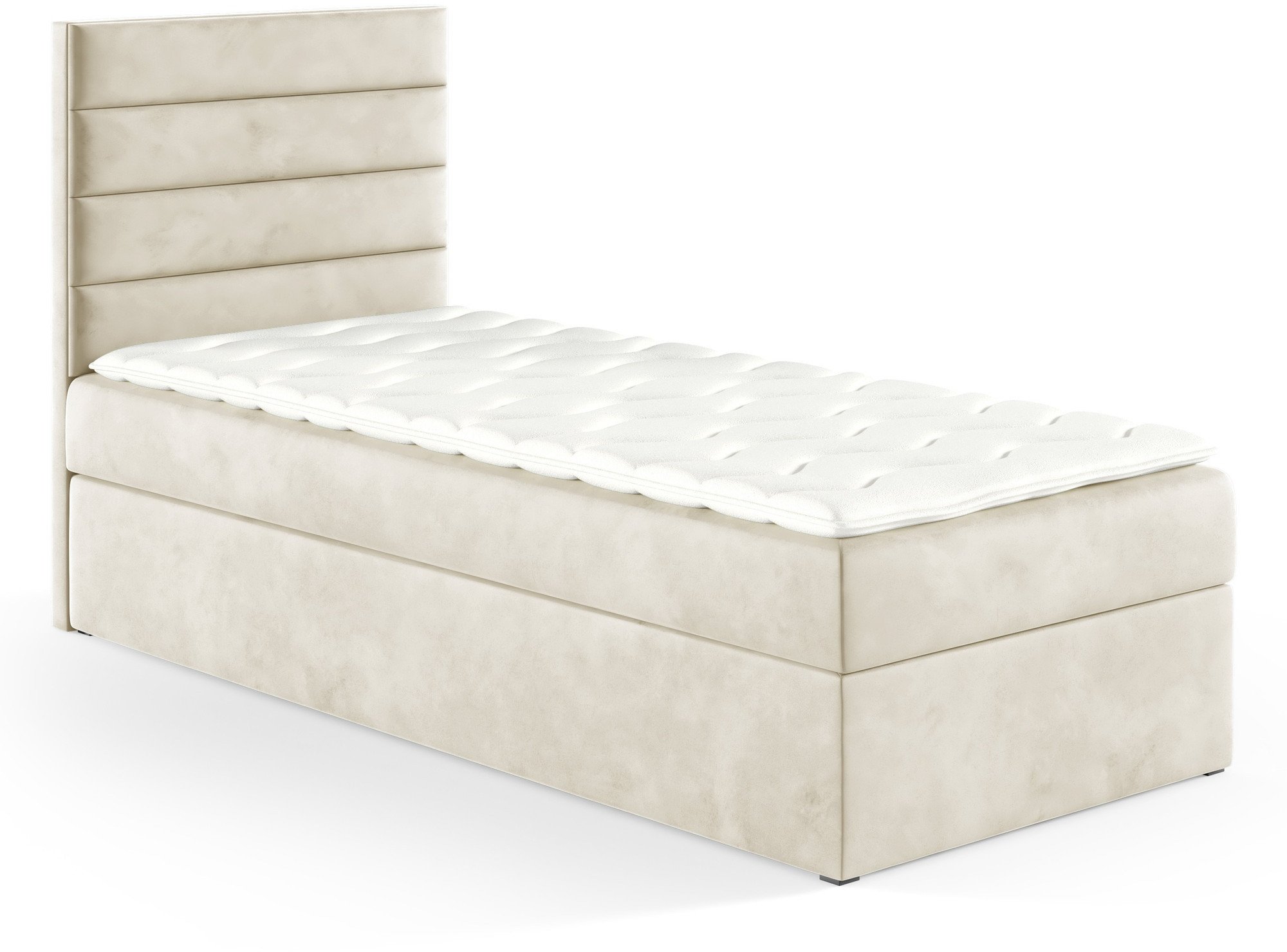 Łóżko kontynentalne Bella Box 90x200 bez nóżek riviera 21