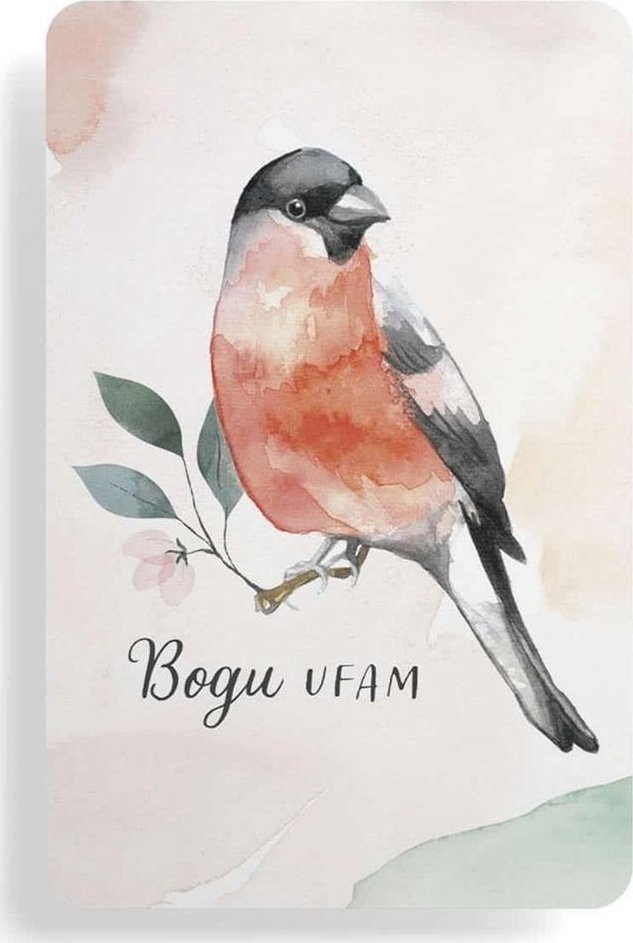 Magnes na lodówkę - Bogu ufam.