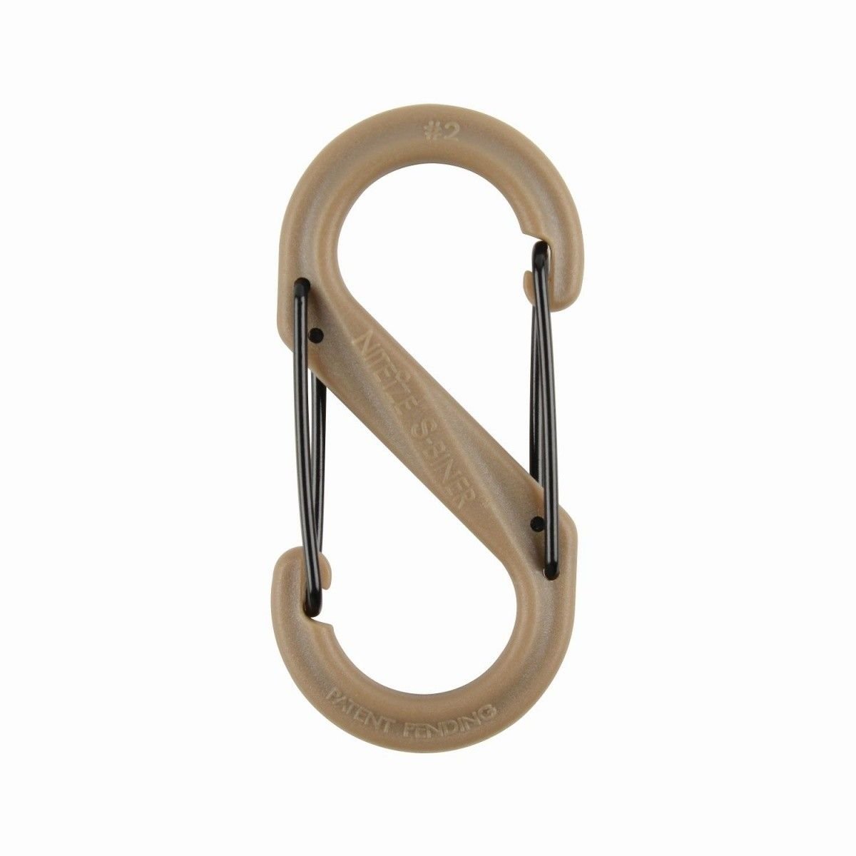 Nite Ize Karabińczyk S-Biner Dual #2 plastik piaskowy (SBP2-03-28BG)