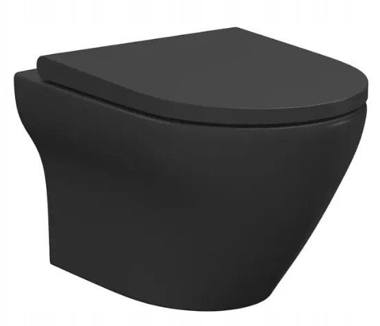 SB574 MZ UM LARGA OVAL CLEAN ON DESKA SLIM WRAP DUR WO ŁW ANTRACYT BOX