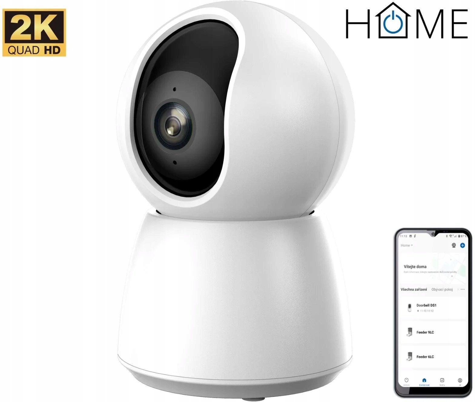 iGET HOME Camera CS4 White