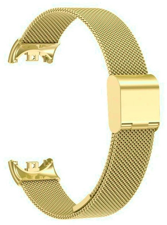 STALOWA BRANSOLETA DO XIAOMI MI BAND 8 / MI BAND 9 / 10 ZŁOTA