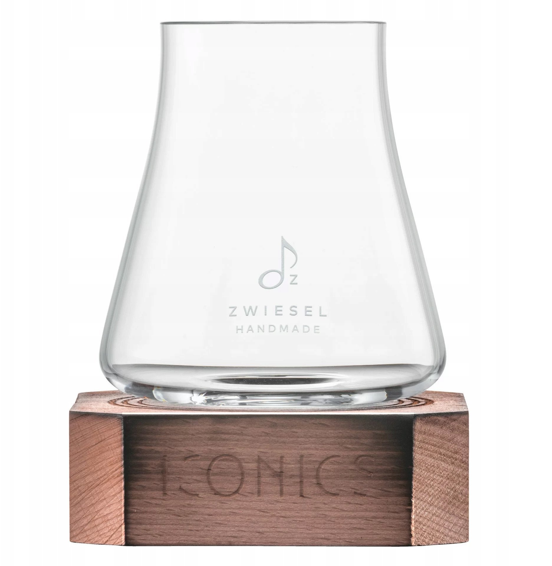 ICONICS Tumbler z drewnianą podstawą