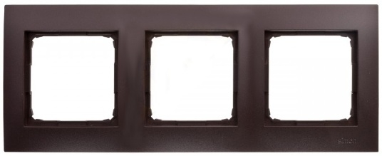 Kontakt-Simon Ramka potrójna SIMON54 uniwersalna brąz - DR3/46