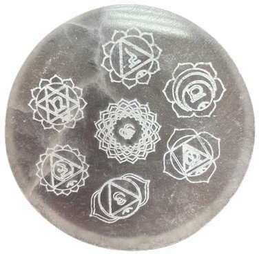 Płytka Selenitowa Mała - Czakra cz-b