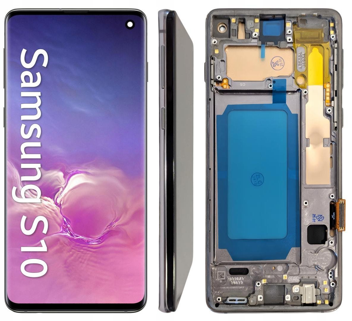 WYŚWIETLACZ EKRAN LCD DO TELEFONU SAMSUNG GALAXY S10 INCELL RAMKA CZARNA