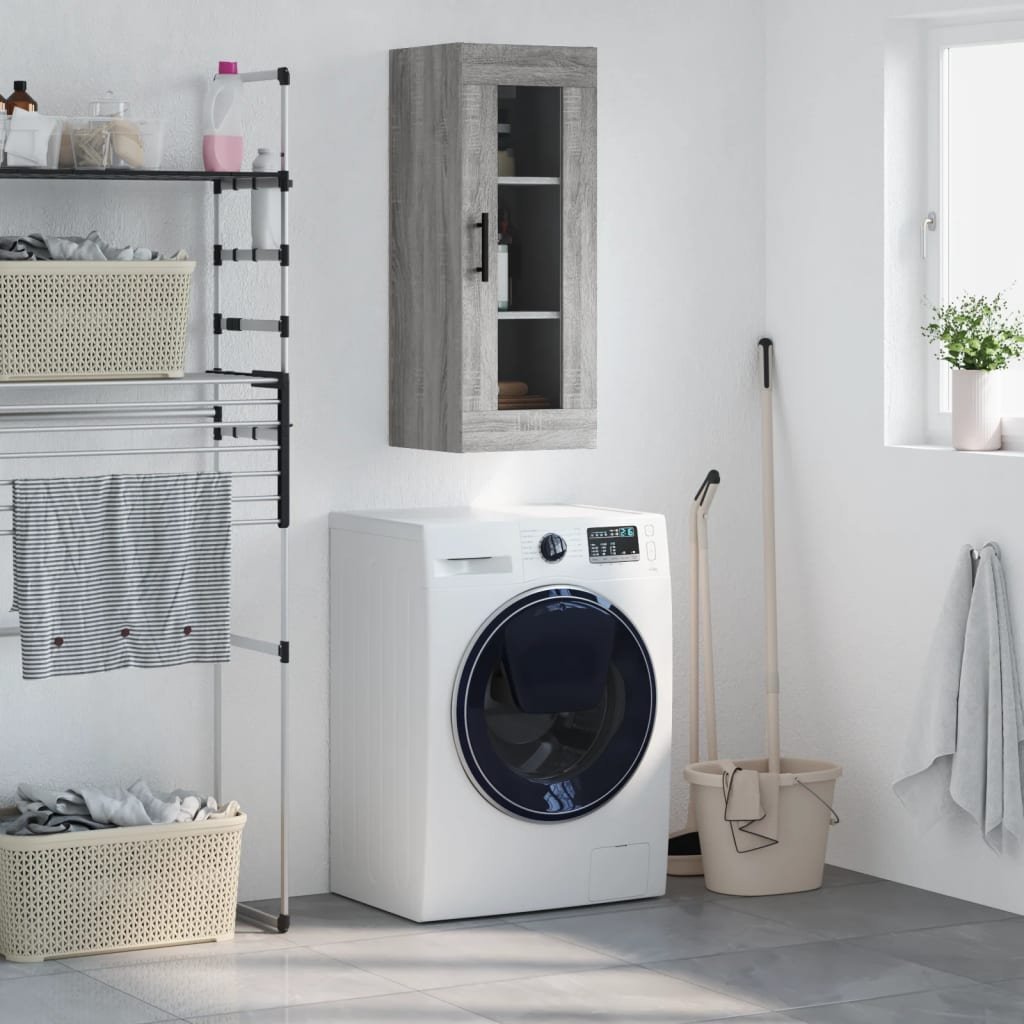 Triton Szafka wisząca, szary dąb sonoma, 34,5x34x90 cm