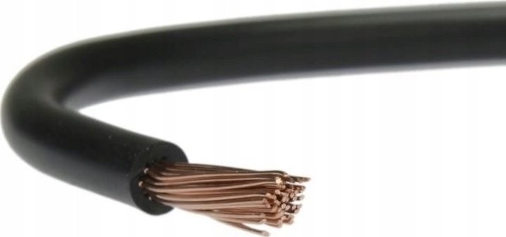 Przewód LGYDY Przewód instalacyjny LGY 0,5 mm2 300/500V czarny krążki 100m