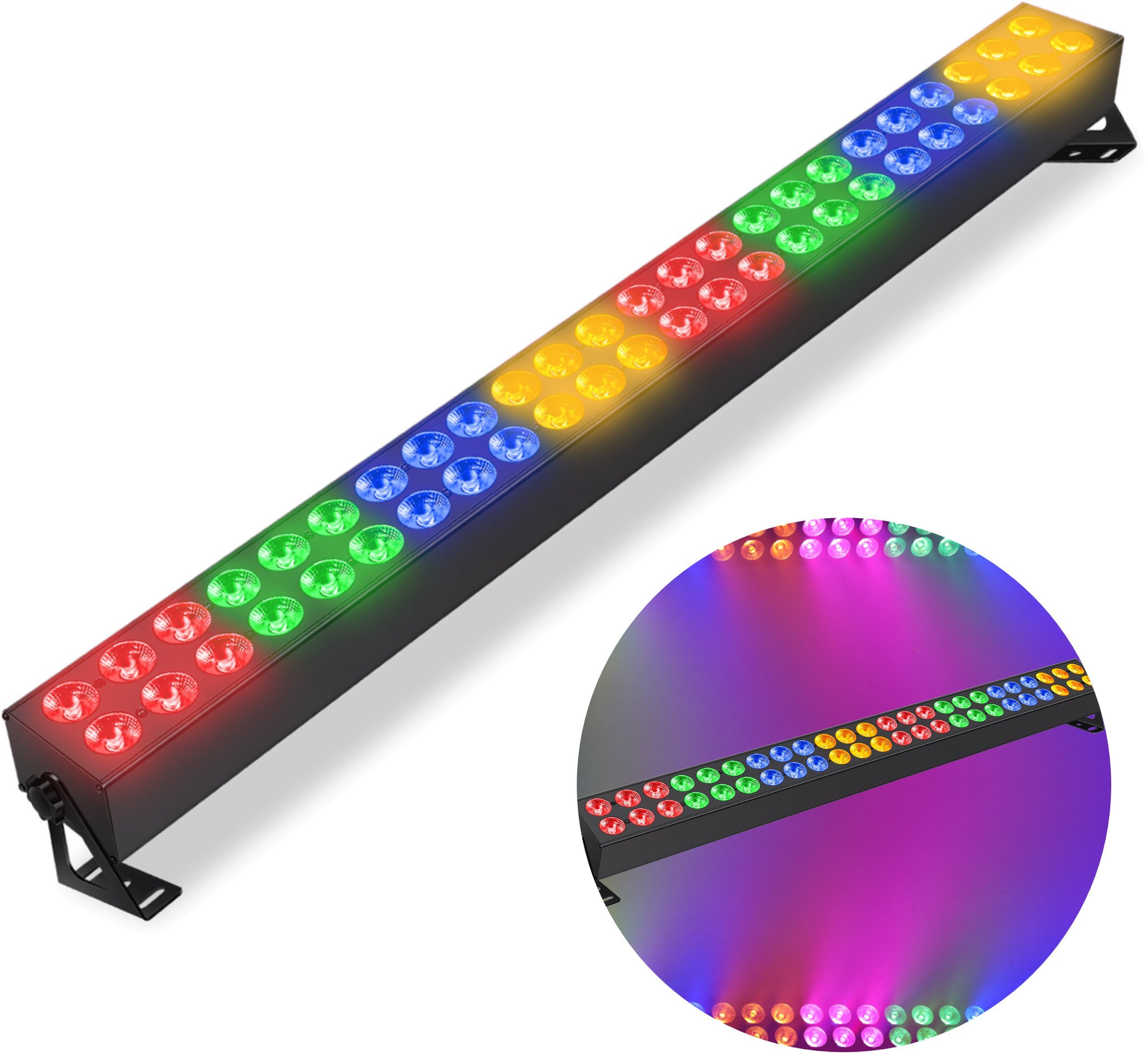 LIGHT4ME PIXEL BAR 48 RGBA listwa oświetleniowa oświetlenie sceniczne dekoracja światłem 48x3W LED