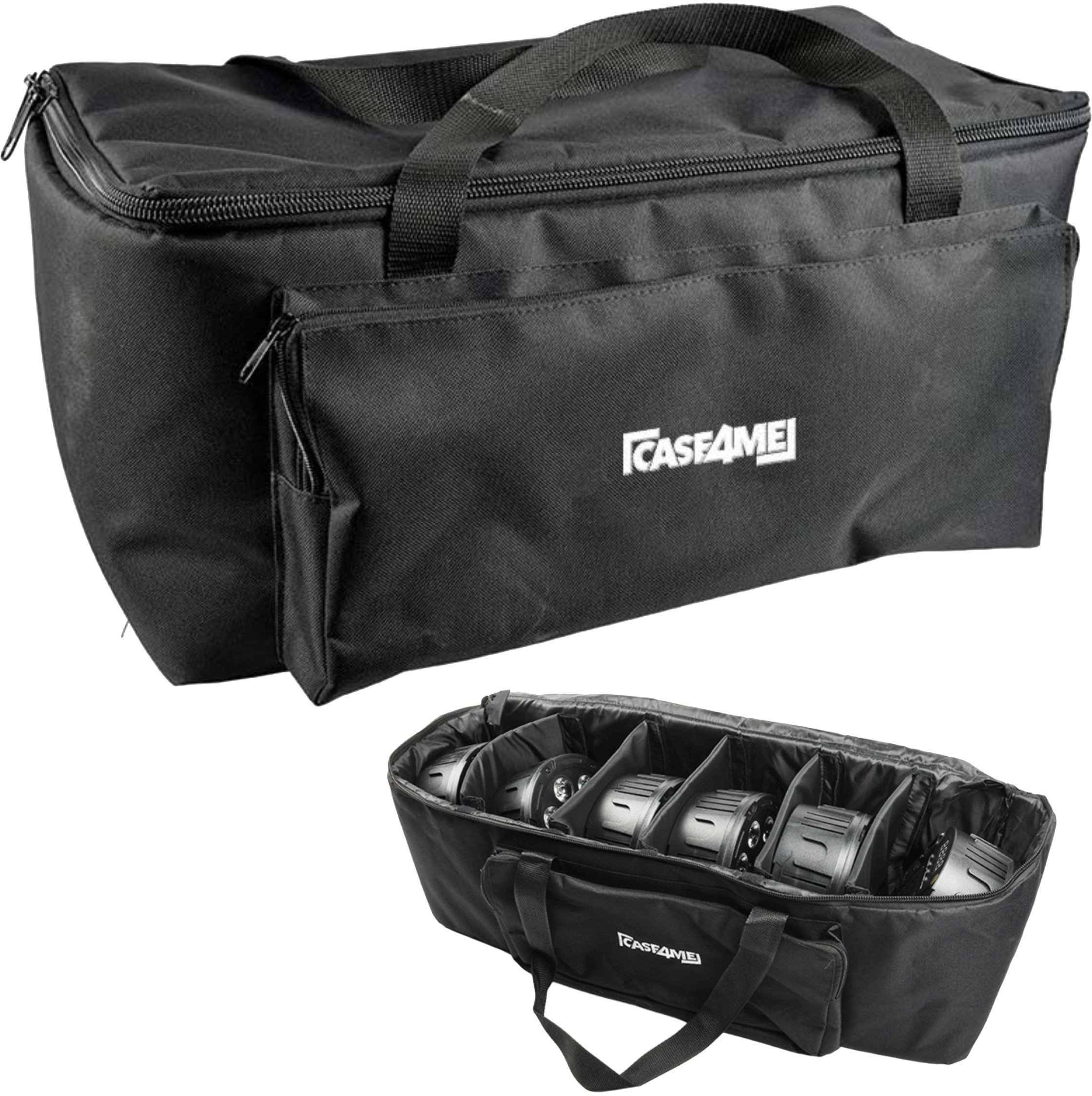 CASE4ME pokrowiec na 6 szt PAR LED SLIM FLAT EFEKT