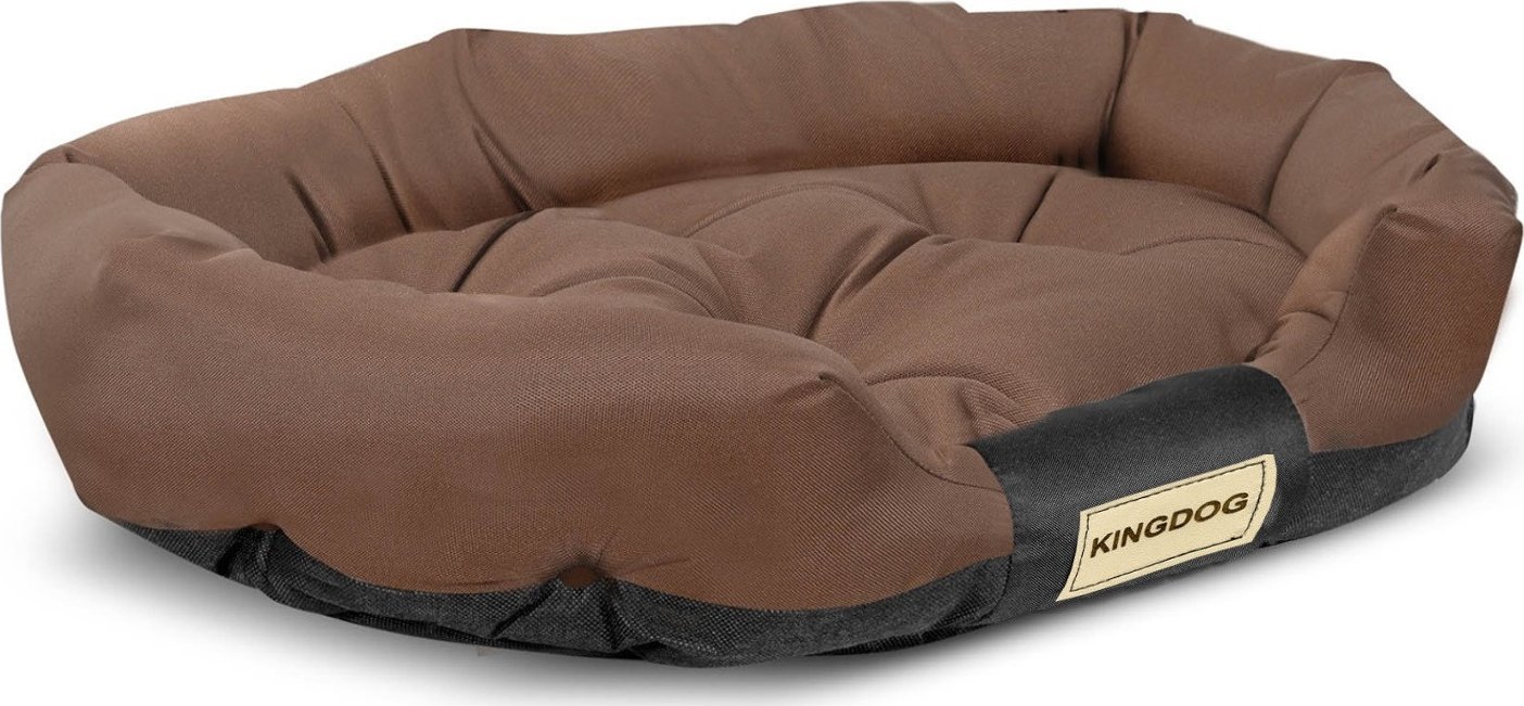 AIO FACTORY Legowisko kojec owal 75 x 50 cm brązowe Prestige