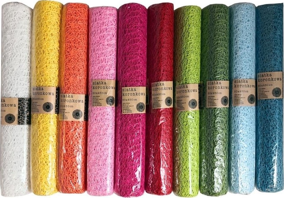 Ziemia Obiecana Siatka koronkowa 50x450cm MIX