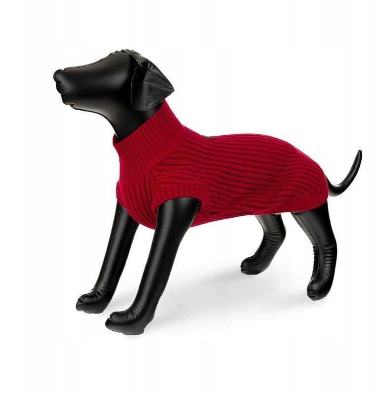 Sweter, dla psa, czerwony, rozmiar 3XL, 60