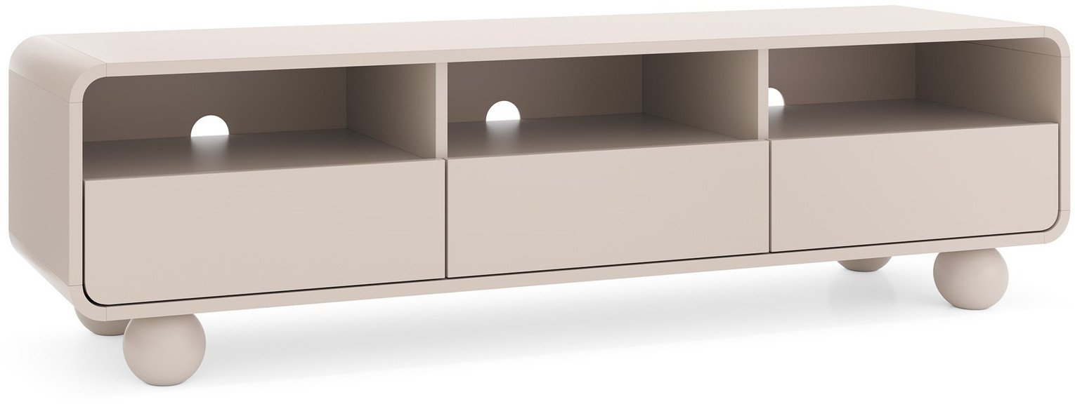 Szafka RTV Orion 160cm z szufladami w kolorze cashmere